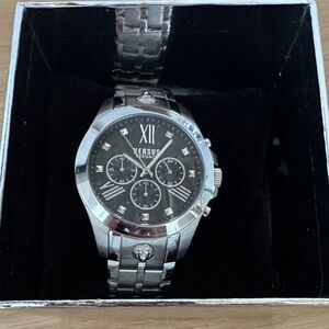 Versus Versace Silver Chronograph Watch